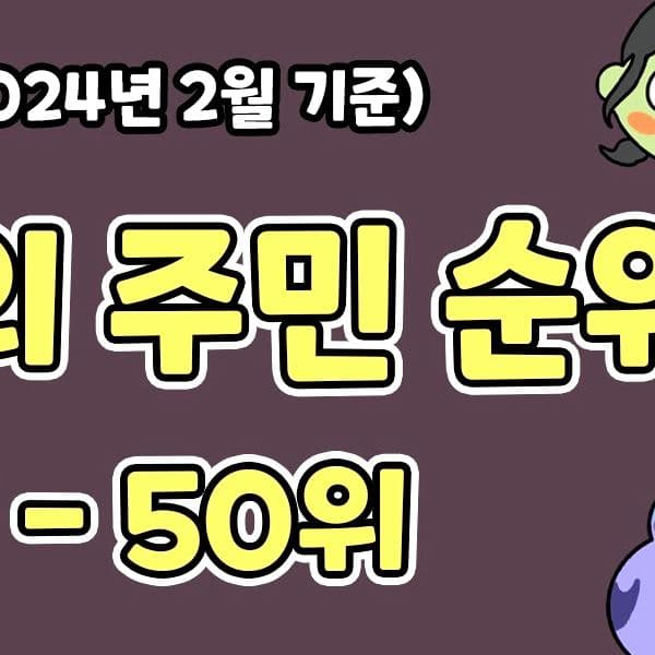 모동숲 최악의 주민 순위 공개! 진짜 꿀잼 후기와 꿀팁까지!