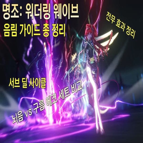 명조 워더링 웨이브 에코 공략 가이드: 진짜 핵심만 쏙쏙 알려드려요!